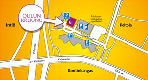 Oulun Kruunu kartta
